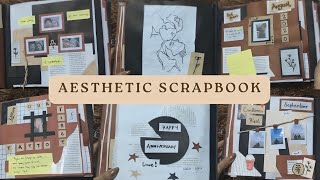 Recycled Aesthetic Scrapbook🌿 tutorial step by step [upl. by Sama823]