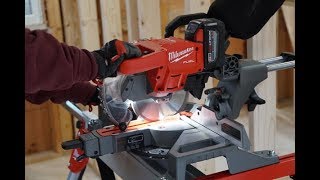 Milwaukee M18 Fuel 7 14quot Dual Bevel Miter Saw Review [upl. by Kermit]