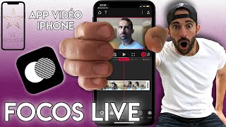 Avoir du flou BOKEH sur ses vidéos iPHONE  FOCOS LIVE [upl. by Kecaj]