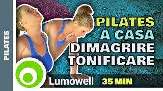 Pilates Per Dimagrire E Tonificare  A Casa [upl. by Nilyram]