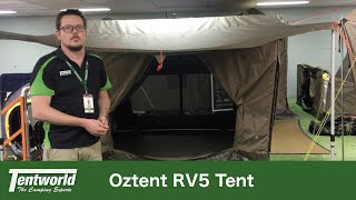 Oztent RV5 30 Second Tent Set Up Features and Specs  Review [upl. by Spain266]