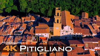 PITIGLIANO 🇮🇹 Drone 4K  Tuscany Italy [upl. by Stortz101]