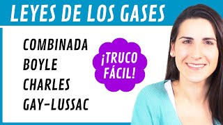 LEYES de los GASES 🎈 TRUCO FÁCIL para Aprender las Fórmulas [upl. by Orhtej]