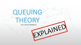 Queuing Theory Tutorial  QueuesLines Characteristics Kendall Notation MM1 Queues [upl. by Woodhouse]