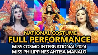 Ahtisa Manalo FULL PERFORMANCE  National Costume Competition  Miss Cosmo International 2024 [upl. by Immanuel]