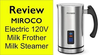 Review Miroco Milk Frother  How to make froth milk at home [upl. by Calandria]