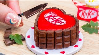 1000 Satisfying Miniature Cake Decorating Ideas  Tiny Chocolate KITKAT Rainbow Cake Yummy Bakery [upl. by Terti]