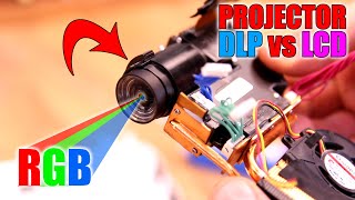 DLP amp LCD amp Laser PROJECTOR  How They Work  TEARDOWN [upl. by Ivatts]