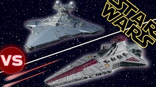 Venator Class Star Destroyer vs Victory I Star Destroyer  Star Wars Who Would Win [upl. by Odlonyer213]