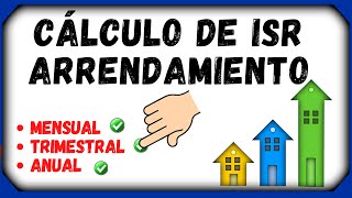 Cálculo de ISR Arrendamiento Mensual Trimestral y Anual en Excel 2025 Ejemplos Prácticos [upl. by Lledal483]