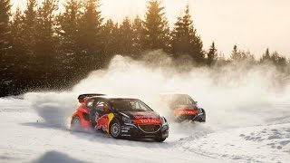 Rallycross on Ice  Sebastien Loeb Takes On a New Racing Challenge [upl. by Tletski]