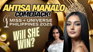 Ahtisa Manalo for UNIVERSE Miss Universe Philippines 2025 [upl. by Neyr445]