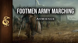 Army Marching  Medieval Ambience  1 Hour [upl. by Nemracledairam389]