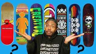 WHICH SKATEBOARD COMPANIES ARE THE BEST [upl. by Aicileb]