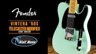 The ALLNEW Fender Vintera 50s Telecaster Modified  InDepth Demo [upl. by Strawn]