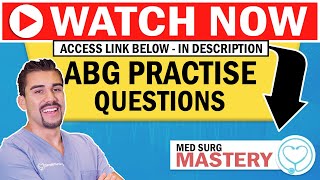 ABGs interpretation practice questions for NCLEX RN amp LPN [upl. by Enneles]