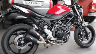 2019 Ultimate exhaust sound suzuki sv650 two brother akrapovic scorpion arrow RIDEMOTO [upl. by Rose]