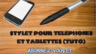 Comme fabriquer un stylet pour téléphones et tablettes [upl. by Ellekcim294]