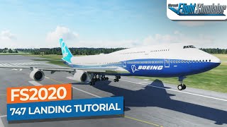 MSFS Boeing 7478i Approach ILS amp Landing Tutorial｜Drawyah [upl. by Akiv660]