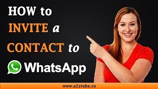 How to Invite a Contact to WhatsApp Android [upl. by Enrobyalc]