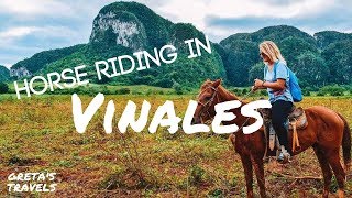 HORSE RIDING IN VINALES CUBA [upl. by Kire634]