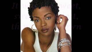 The Sweetest Thing By Lauryn Hill With Lyrics [upl. by Nedaj]