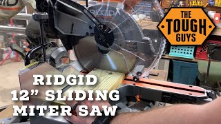 Ridgid 12in Sliding Miter Saw Setup amp Review  BUYER BEWARE [upl. by Caron]