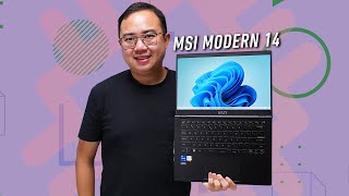 MSI Modern 14 C12M 2022 Review Powerful and Sleek midrange Ultrabook 🤯 [upl. by Adnohryt]