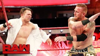 The Miz vs Heath Slater  Intercontinental Championship Match Raw July 3 2017 [upl. by Idelle22]