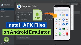 How to Install APK Files in Android Studio Emulator 3 Methods [upl. by Enilhtak]