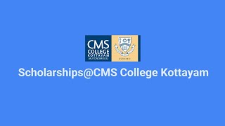 Scholarships  CMS College Kottayam [upl. by Ahsenrat]