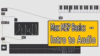 Intro to Max MSP Audio Tutorial  pt 1 [upl. by Gerdi]