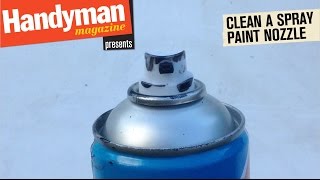 How To Clean A Spray Paint Nozzle [upl. by Akilak]