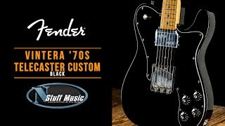 The ALLNEW Fender Vintera 70s Telecaster Custom  InDepth Demo [upl. by Luella]