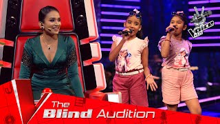 Arooshia amp Varisha  Hanthane හන්තානේ  Blind Auditions [upl. by Nnaik]