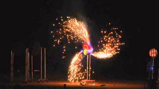 Underpowered Catherine Wheel Firework [upl. by Aivax]