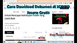 CARA DOWNLOAD PDF DI SCRIBD SECARA GRATIS [upl. by Cedric893]