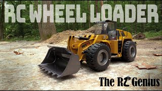 I Bought an RC Wheel Loader  HUINA 1583 Metal Wheel Loader  Unboxing amp Test Run [upl. by Rhu]