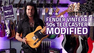 Fender Vintera 50s Telecaster Modified  All New Mexican Tele [upl. by Hcaz]