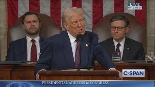 President Trump Addresses Joint Session of Congress [upl. by Natanhoj]