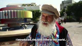 Yaacov Agam at the Dizengoff Fountain  Tel Aviv Israel [upl. by Plante]