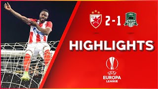 Crvena zvezda  Krasnodar 21 highlights [upl. by Nahpos424]