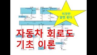 자동차 회로도 이것만 알면 된다 car electrical circuit diagram [upl. by Sabir]