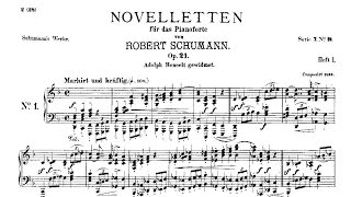 Robert Schumann 8 Noveletten Op 21 1838 [upl. by Sera]