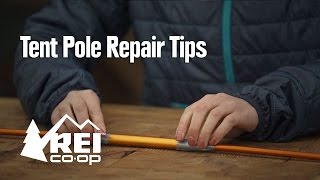 Tent Pole Repair Tips [upl. by Atneuqal82]