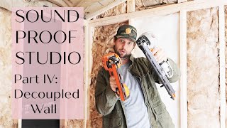 Sound Proof Shed IV  Decoupled Walls [upl. by Einobe392]