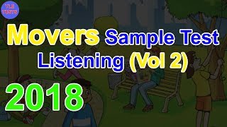 2018 Movers Listening Sample Test With Answers Vol 2  Young Learners Tests [upl. by Jayson]