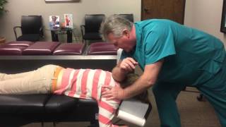 Houston Chiropractor Dr Johnson Treats Severe Neck Pain Upper Back Pain amp Muscle Spasms [upl. by Teodoro737]