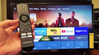 Insignia Smart TV Fire TV How to Setup  Connect to the Internet WiFi or Cable [upl. by Theis912]