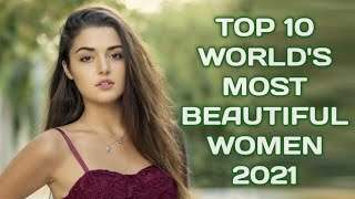 Top 10 Most Beautiful Women In The World 2021 [upl. by Elleinet868]